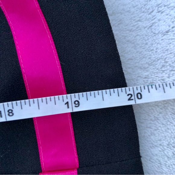 Vintage 80’s Maggy London Petites Striped Ribbon Cropped Blazer Sz. 6 - Picture 8 of 13